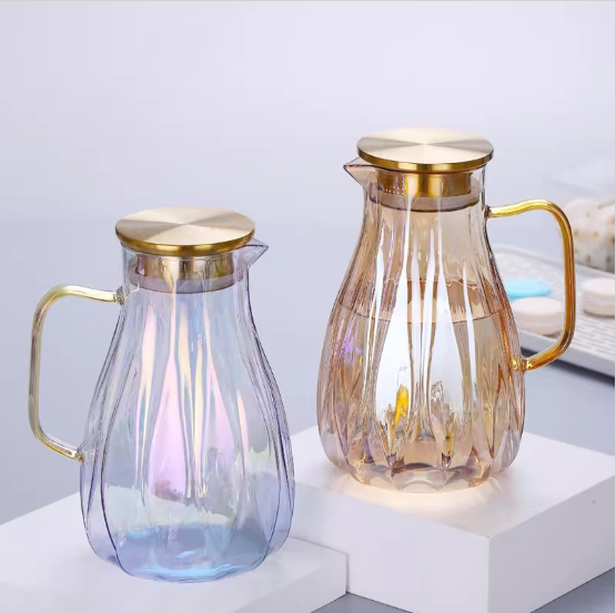 Vasos de vidro de grande capacidade em vários estilos