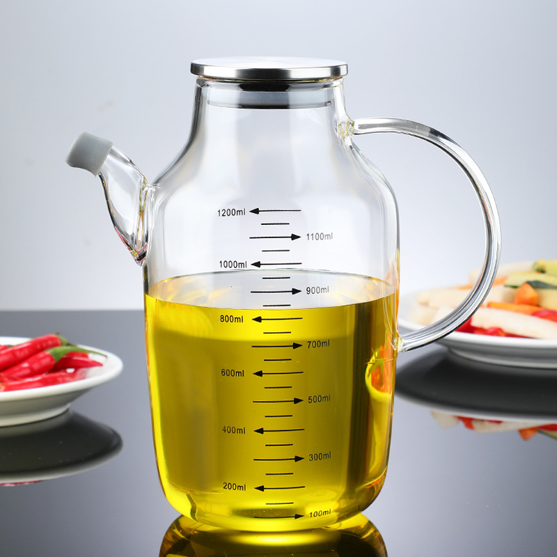 A garrafa de óleo de vidro é fácil de limpar?