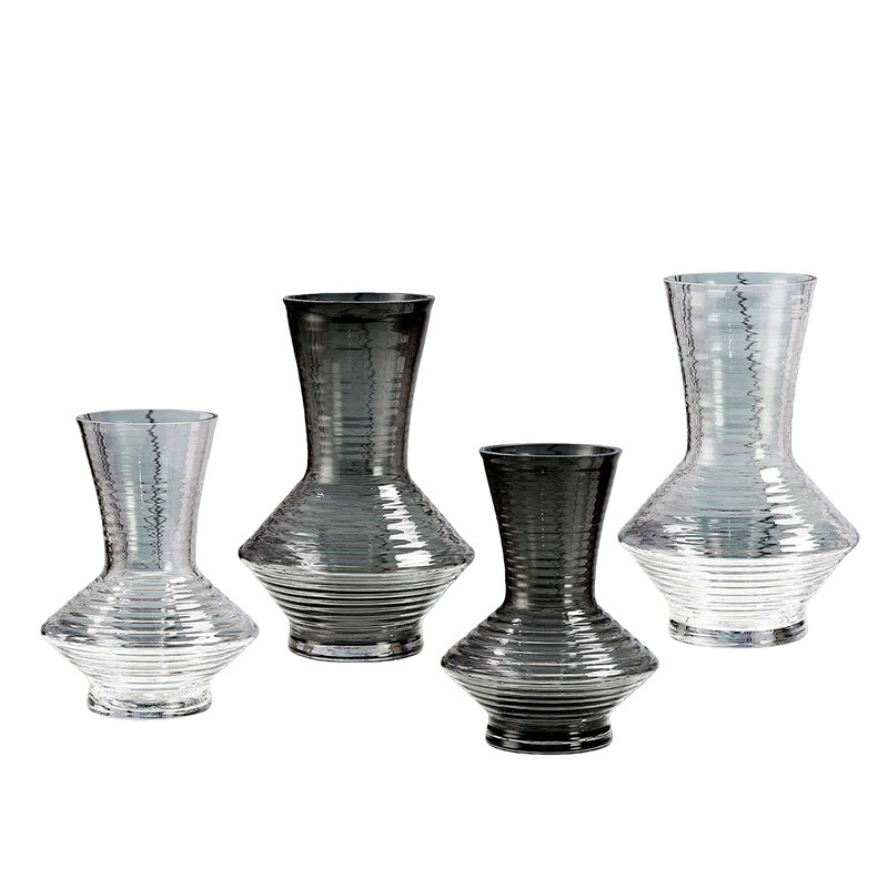 Vaso de vidro simples e criativo de estilo europeu