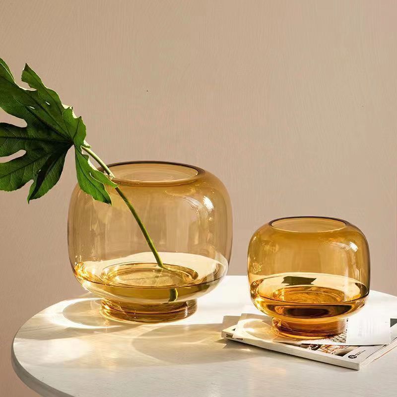 Vaso redondo digno do Instagram com barriga grande